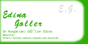 edina goller business card